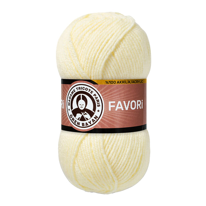 Madame Tricote Paris Oren Bayan, Favori,  100% Acrylic,  Handknitting Yarn,  100g,  210 mt, 5-Pack