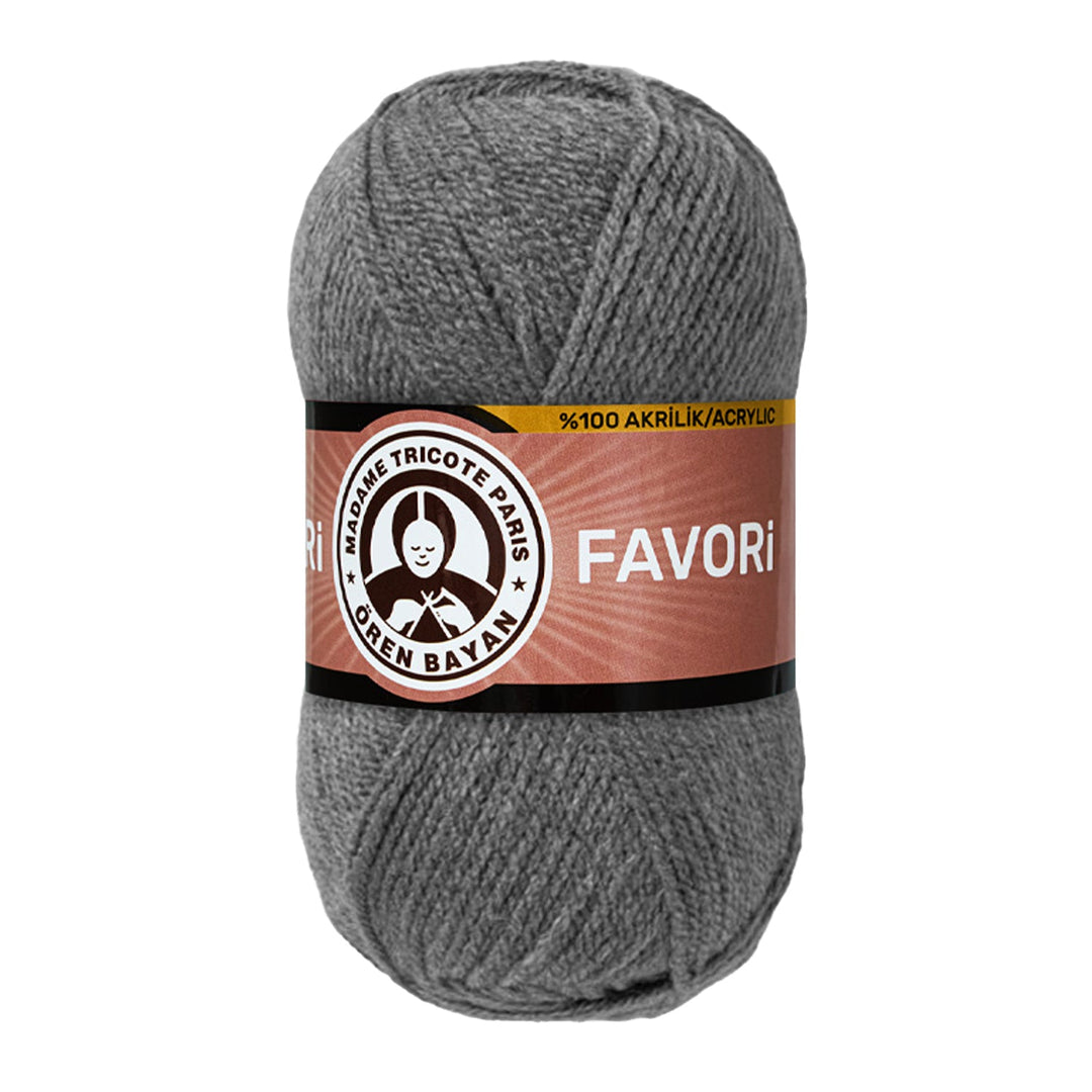 Madame Tricote Paris Oren Bayan, Favori,  100% Acrylic,  Handknitting Yarn,  100g,  210 mt, 5-Pack