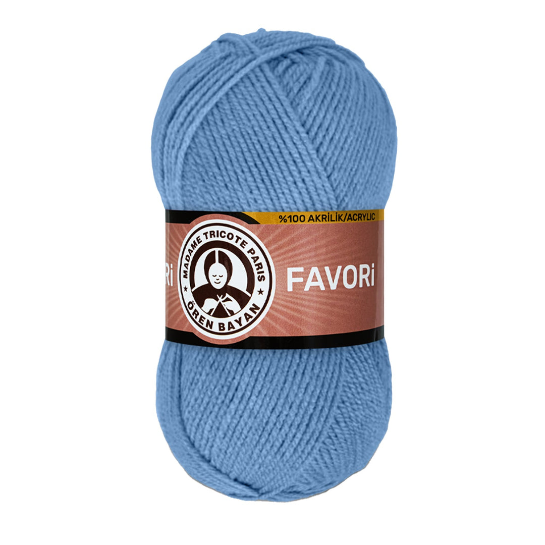 Madame Tricote Paris Oren Bayan, Favori,  100% Acrylic,  Handknitting Yarn,  100g,  210 mt, 5-Pack