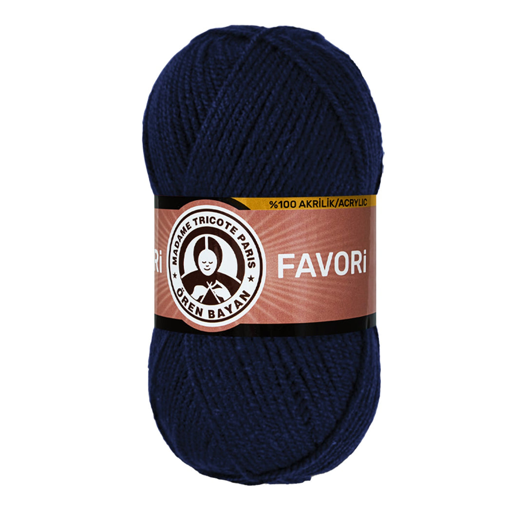 Madame Tricote Paris Oren Bayan, Favori,  100% Acrylic,  Handknitting Yarn,  100g,  210 mt, 5-Pack