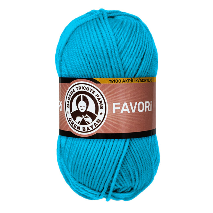 Madame Tricote Paris Oren Bayan, Favori,  100% Acrylic,  Handknitting Yarn,  100g,  210 mt, 5-Pack