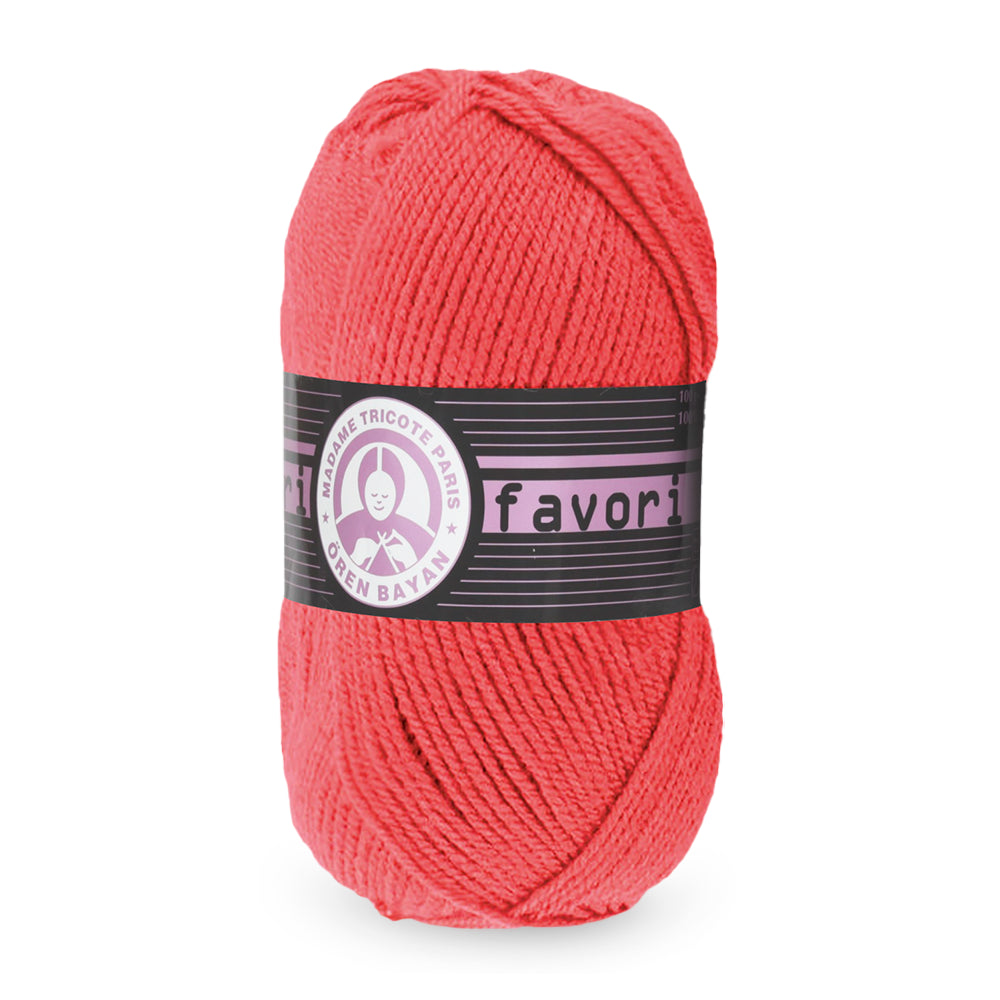 Madame Tricote Paris Oren Bayan, Favori,  100% Acrylic,  Handknitting Yarn,  100g,  210 mt, 5-Pack