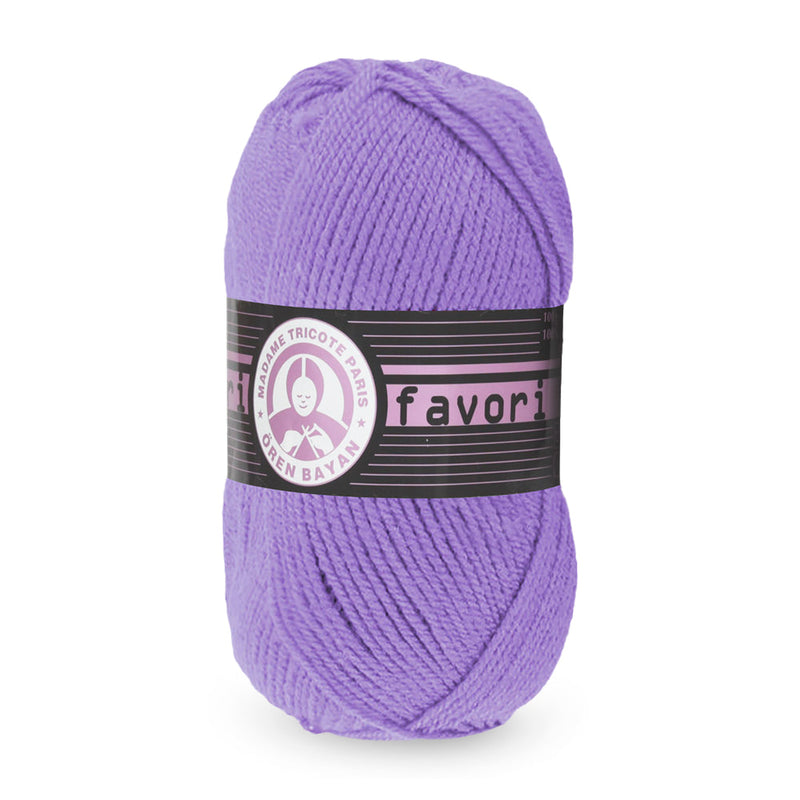 Madame Tricote Paris Oren Bayan, Favori,  100% Acrylic,  Handknitting Yarn,  100g,  210 mt, 5-Pack