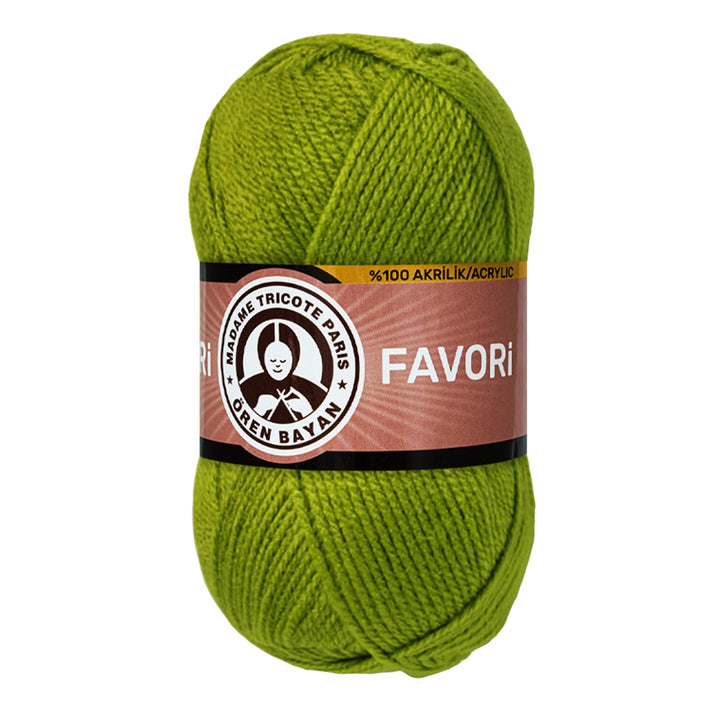 Madame Tricote Paris Oren Bayan, Favori,  100% Acrylic,  Handknitting Yarn,  100g,  210 mt, 5-Pack