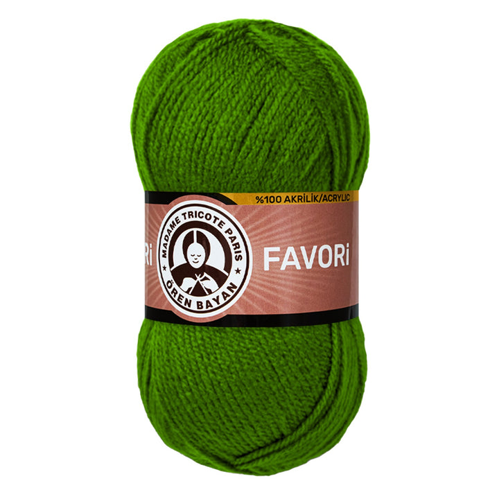 Madame Tricote Paris Oren Bayan, Favori,  100% Acrylic,  Handknitting Yarn,  100g,  210 mt, 5-Pack