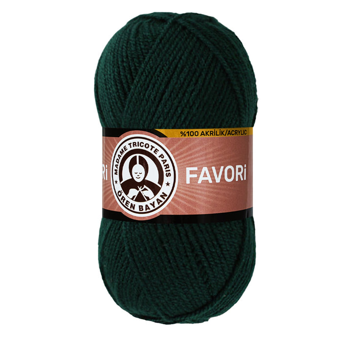 Madame Tricote Paris Oren Bayan, Favori,  100% Acrylic,  Handknitting Yarn,  100g,  210 mt, 5-Pack