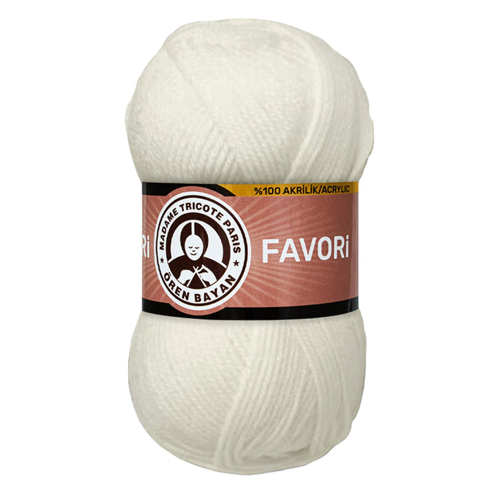 Madame Tricote Paris Oren Bayan, Favori,  100% Acrylic,  Handknitting Yarn,  100g,  210 mt, 5-Pack