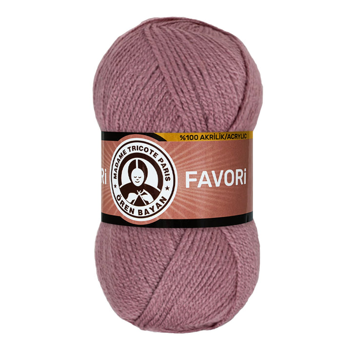 Madame Tricote Paris Oren Bayan, Favori,  100% Acrylic,  Handknitting Yarn,  100g,  210 mt, 5-Pack