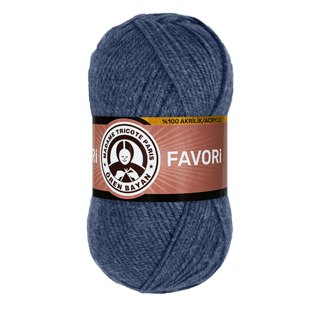 Madame Tricote Paris Oren Bayan, Favori,  100% Acrylic,  Handknitting Yarn,  100g,  210 mt, 5-Pack