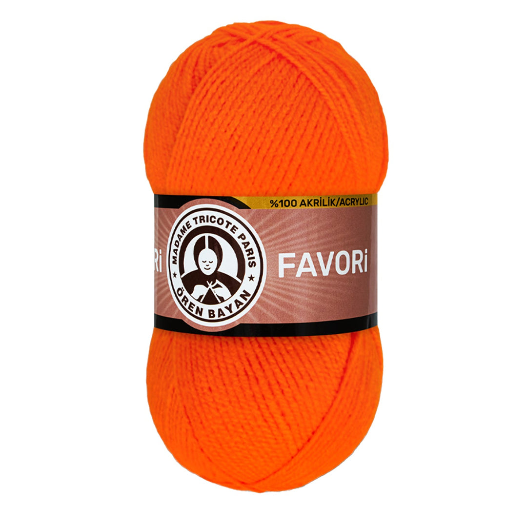 Madame Tricote Paris Oren Bayan, Favori,  100% Acrylic,  Handknitting Yarn,  100g,  210 mt, 5-Pack