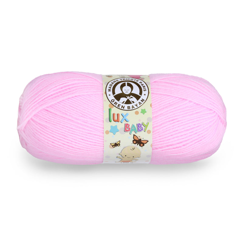 Madame Tricote Paris Oren Bayan, Lux Baby, 50% Acrylic & 50% Polyester,  Handknitting Yarn, 5-Pack