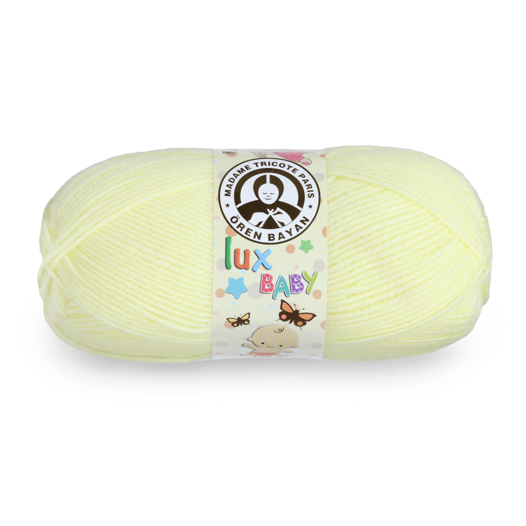 Madame Tricote Paris Oren Bayan, Lux Baby, 50% Acrylic & 50% Polyester, Handknitting Yarn