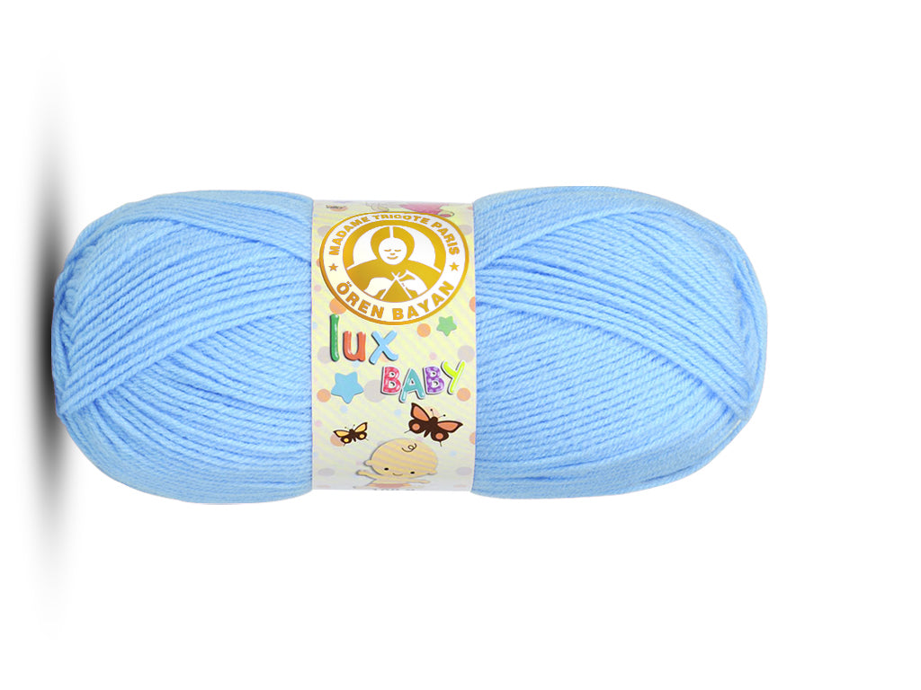 Madame Tricote Paris Oren Bayan, Lux Baby, 50% Acrylic & 50% Polyester, Handknitting Yarn