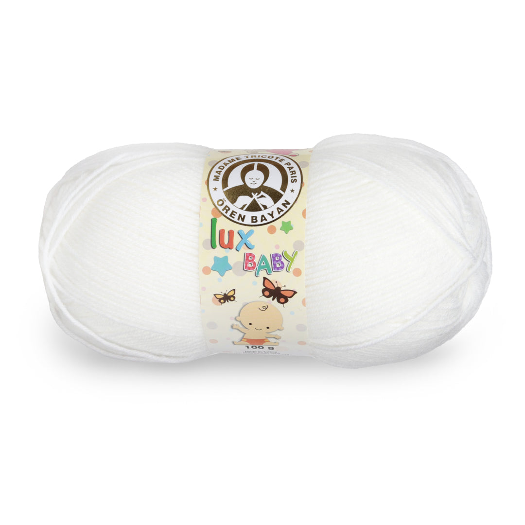 Madame Tricote Paris Oren Bayan, Lux Baby, 50% Acrylic & 50% Polyester, Handknitting Yarn