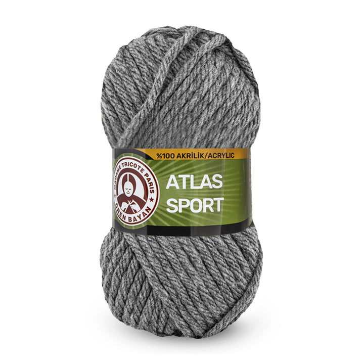 Madame Tricote Paris,  Atlas Sport, 100% Acrylic, Handknitting Yarn, 100g, 65 meters