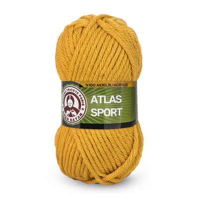 Madame Tricote Paris,  Atlas Sport, 100% Acrylic, Handknitting Yarn, 100g, 65 meters