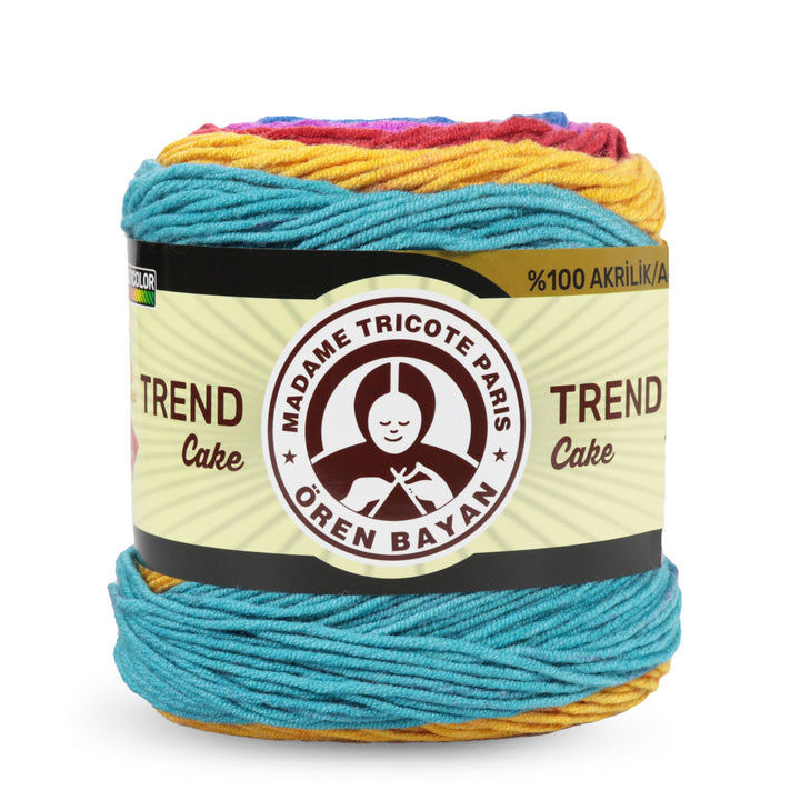 Madame Tricote Paris Oren Bayan, Trend Cake, 100% Acrylic, Handknitting Yarn, 200g, 330m, 3-Pack