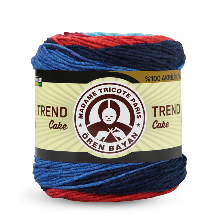 Madame Tricote Paris Oren Bayan, Trend Cake, 100% Acrylic, Handknitting Yarn, 200g, 330m