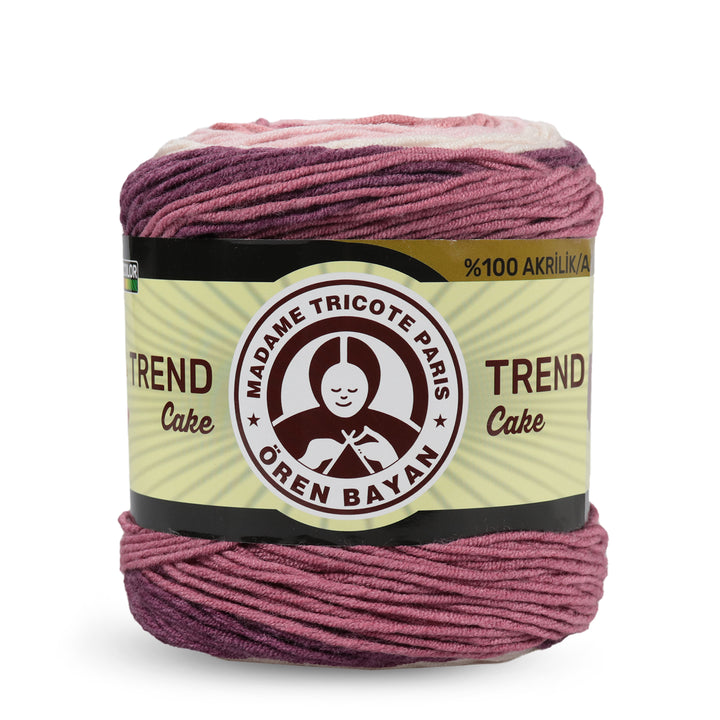 Madame Tricote Paris Oren Bayan, Trend Cake, 100% Acrylic, Handknitting Yarn, 200g, 330m, 3-Pack