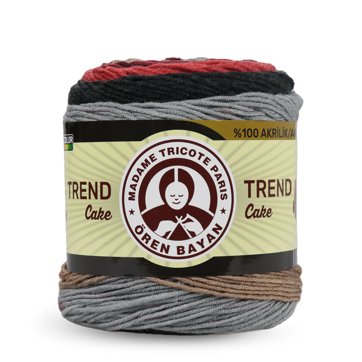 Madame Tricote Paris Oren Bayan, Trend Cake, 100% Acrylic, Handknitting Yarn, 200g, 330m, 3-Pack