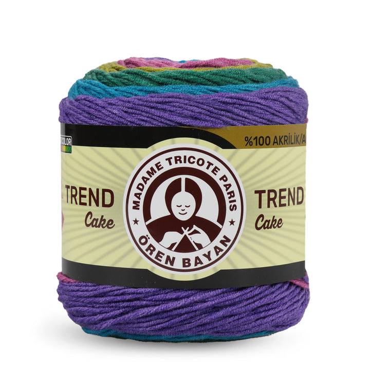 Madame Tricote Paris Oren Bayan, Trend Cake, 100% Acrylic, Handknitting Yarn, 200g, 330m, 3-Pack