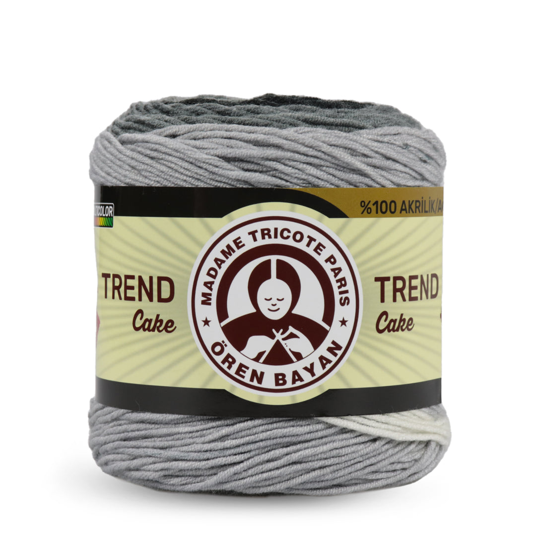 Madame Tricote Paris Oren Bayan, Trend Cake, 100% Acrylic, Handknitting Yarn, 200g, 330m