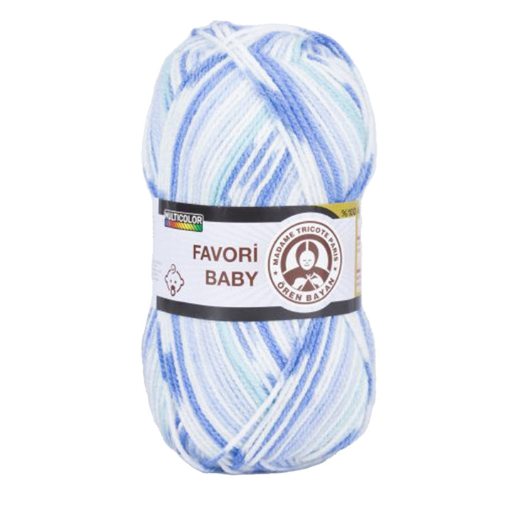 Madame Tricote Oren Bayan, Favori Baby, Hand Knitting Yarn, 100% Acrylic, 100g, 229 Yards