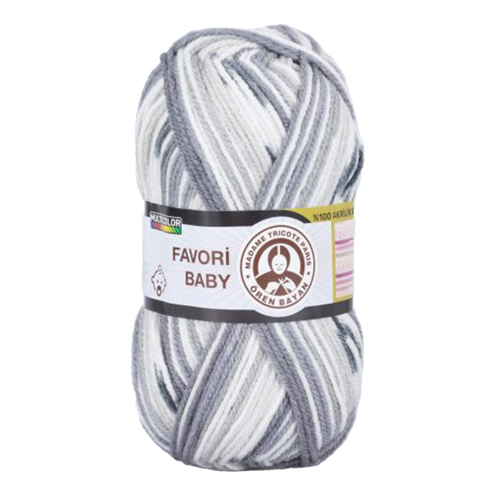Madame Tricote Oren Bayan, Favori Baby, Hand Knitting Yarn, 100% Acrylic, 100g, 229 Yards