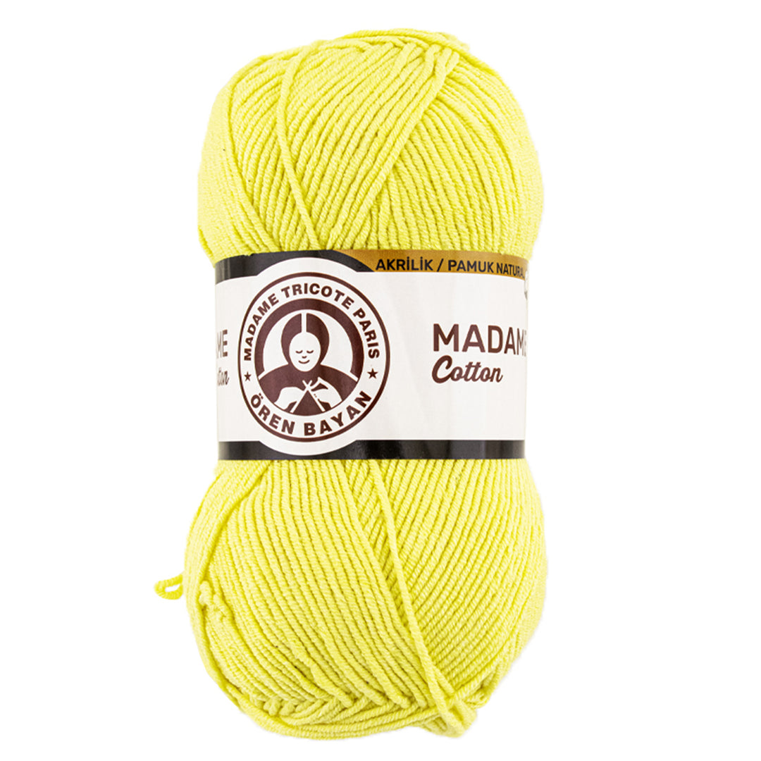 Madame Tricote Paris Oren Bayan, Madame Cotton, Acrylic 51% & Cotton 49%, Handknitting Yarn
