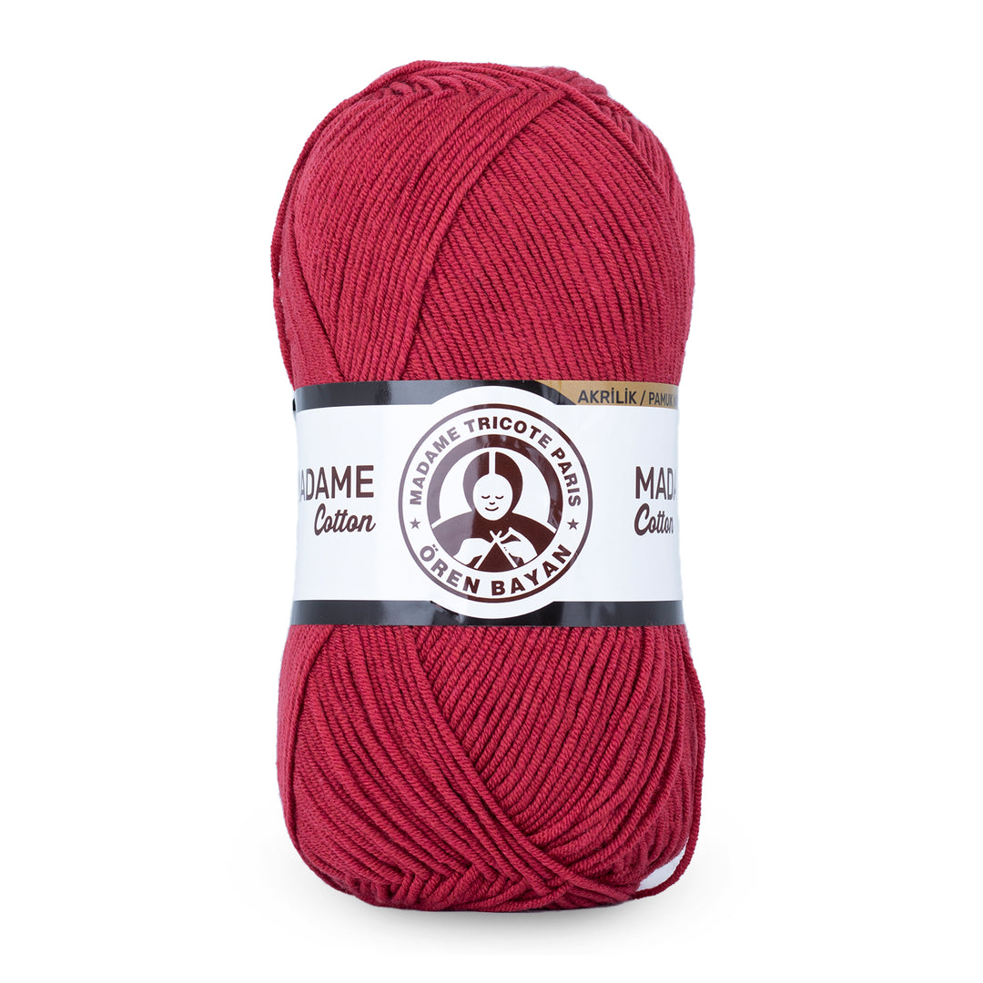 Madame Tricote Paris Oren Bayan, Madame Cotton, Acrylic 51% & Cotton 49%, Handknitting Yarn
