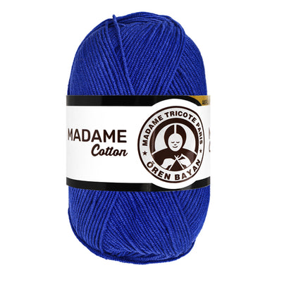 Madame Tricote Paris Oren Bayan, Madame Cotton, Acrylic 51% & Cotton 49%, Handknitting Yarn, 5-Pack
