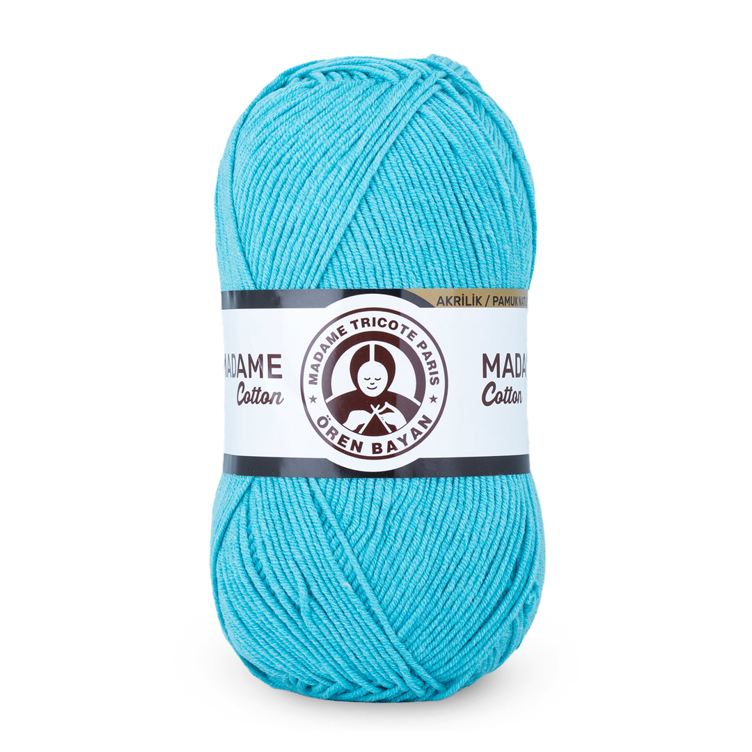 Madame Tricote Paris Oren Bayan, Madame Cotton, Acrylic 51% & Cotton 49%, Handknitting Yarn