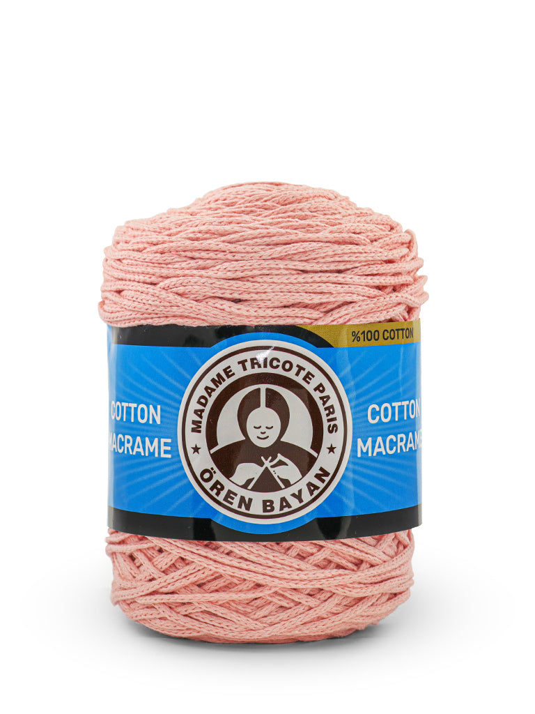 Macramé Madame Tricote Oren Bayan, 100% Cotton, 250g, Variety Colors, 4-Pack