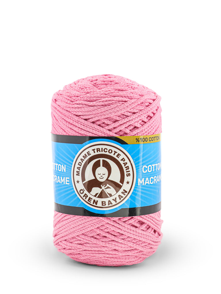 Macramé Madame Tricote Oren Bayan, 100% Cotton, 250g, Variety Colors, 4-Pack
