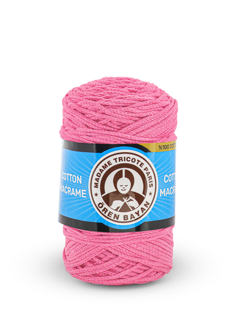 Macramé Madame Tricote Oren Bayan, 100% Cotton, 250g, Variety Colors, 4-Pack