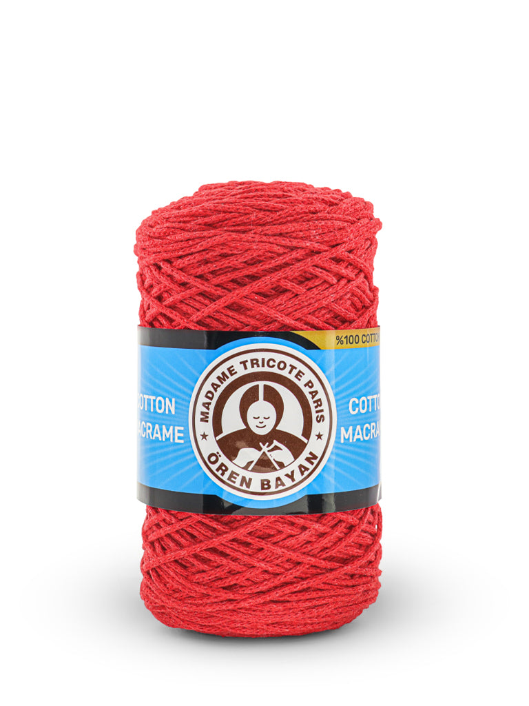 Macramé Madame Tricote Oren Bayan, 100% Cotton, 250g, Variety Colors, 4-Pack