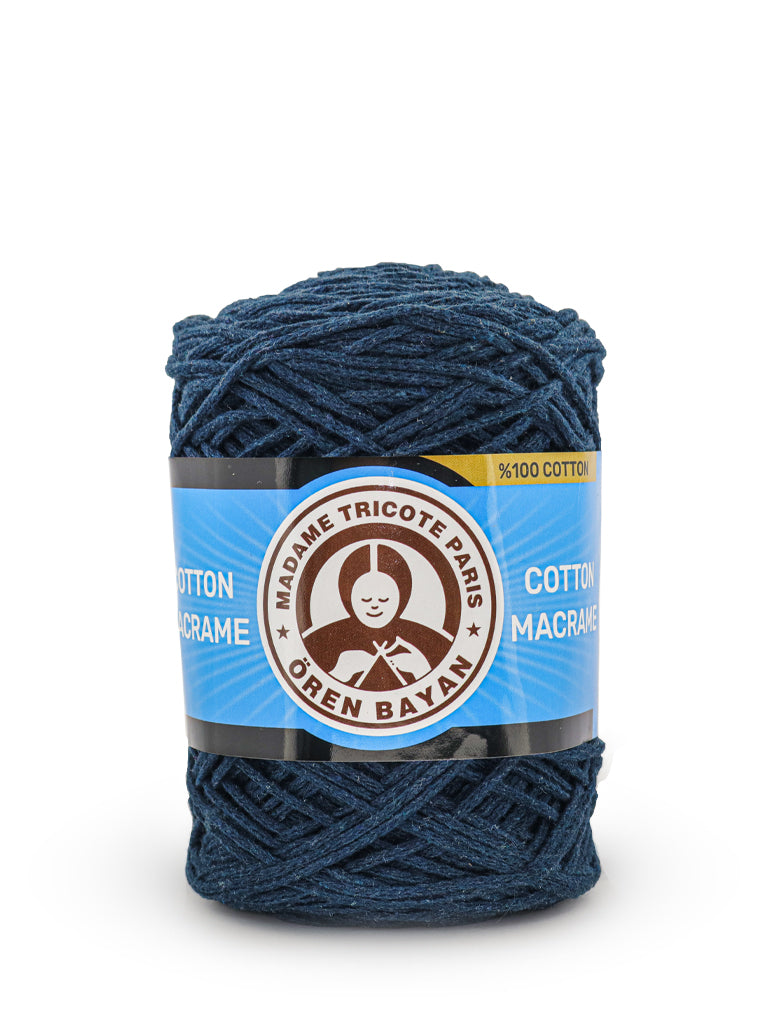 Macramé Madame Tricote Oren Bayan, 100% Cotton, 250g, Variety Colors, 4-Pack