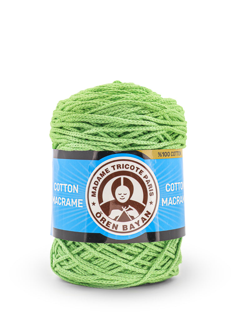 Macramé Madame Tricote Oren Bayan, 100% Cotton, 250g, Variety Colors, 4-Pack