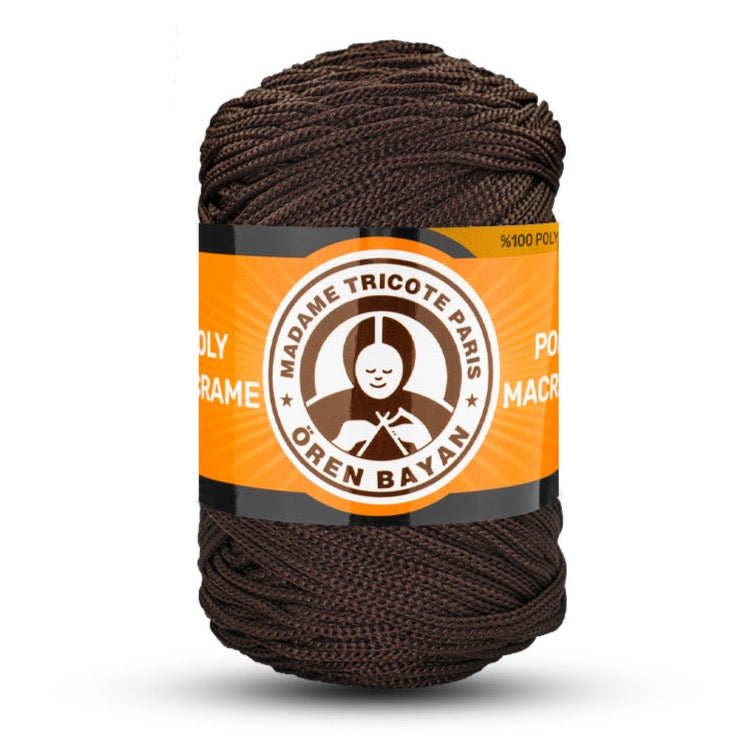 Poly Macramé Madame Tricote Paris Oren Bayan, 100% Polyester, 164 Yard, 250g, Variety Colors
