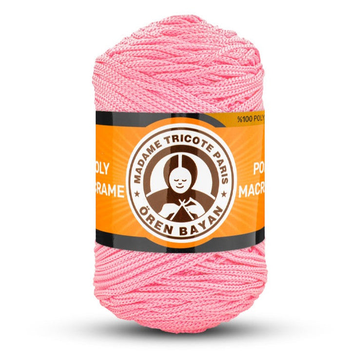 Poly Macramé Madame Tricote Paris Oren Bayan, 100% Polyester, 164 Yard, 250g, Variety Colors, 4-Pack