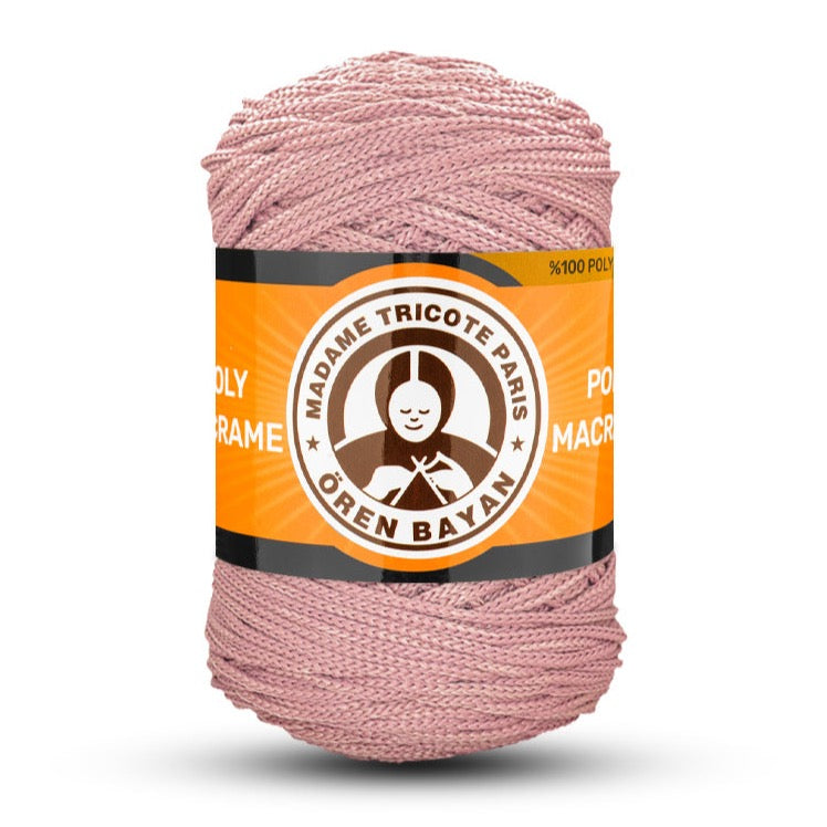 Poly Macramé Madame Tricote Paris Oren Bayan, 100% Polyester, 164 Yard, 250g, Variety Colors