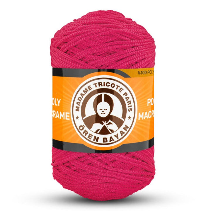 Poly Macramé Madame Tricote Paris Oren Bayan, 100% Polyester, 164 Yard, 250g, Variety Colors