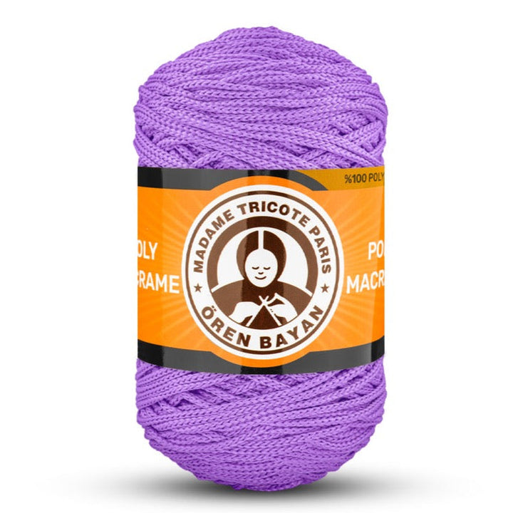 Poly Macramé Madame Tricote Paris Oren Bayan, 100% Polyester, 164 Yard, 250g, Variety Colors, 4-Pack