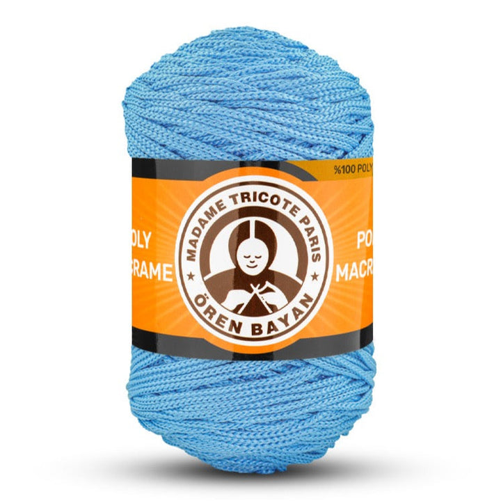 Poly Macramé Madame Tricote Paris Oren Bayan, 100% Polyester, 164 Yard, 250g, Variety Colors, 4-Pack