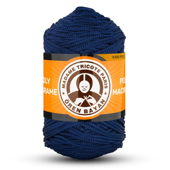 Poly Macramé Madame Tricote Paris Oren Bayan, 100% Polyester, 164 Yard, 250g, Variety Colors