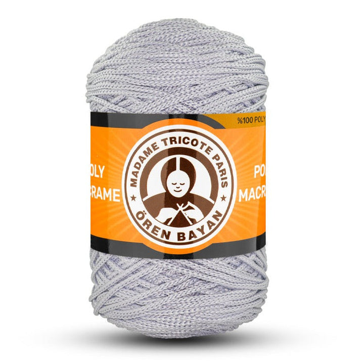 Poly Macramé Madame Tricote Paris Oren Bayan, 100% Polyester, 164 Yard, 250g, Variety Colors, 4-Pack