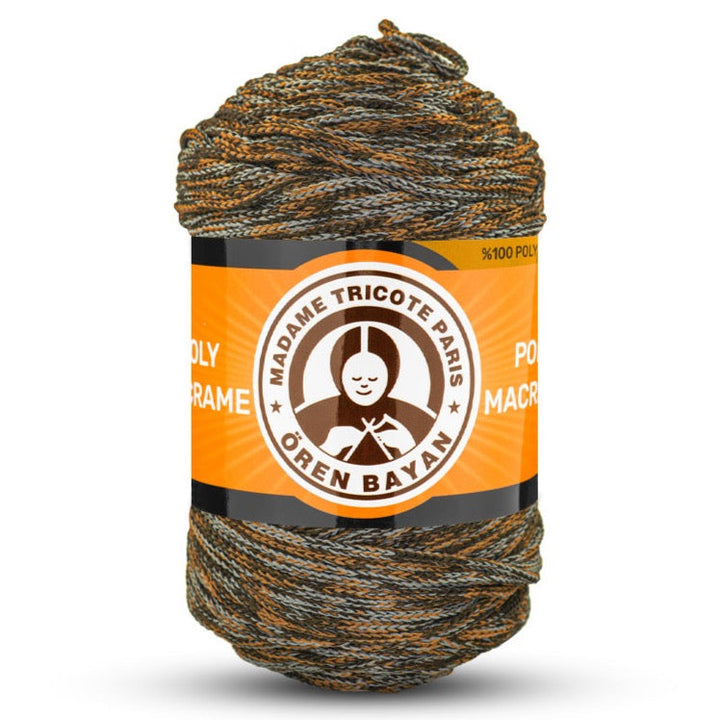 Poly Macramé Madame Tricote Paris Oren Bayan, 100% Polyester, 164 Yard, 250g, Variety Colors, 4-Pack