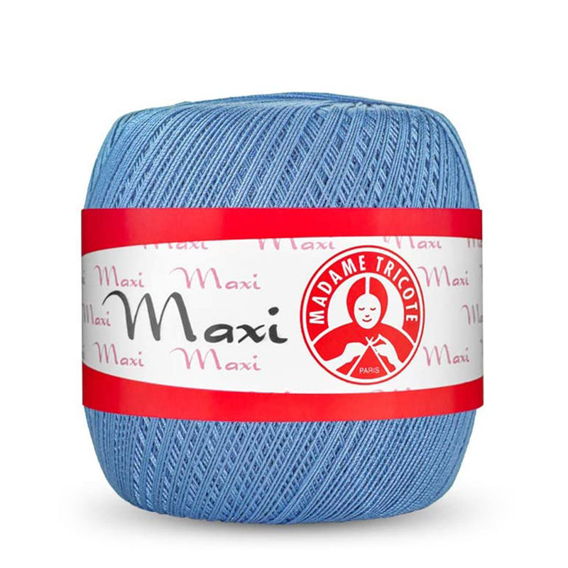 Madame Tricote,  Maxi,  Cotton 100%,  Handknitting Yarn, 100g, 565 meters, 6-Pack