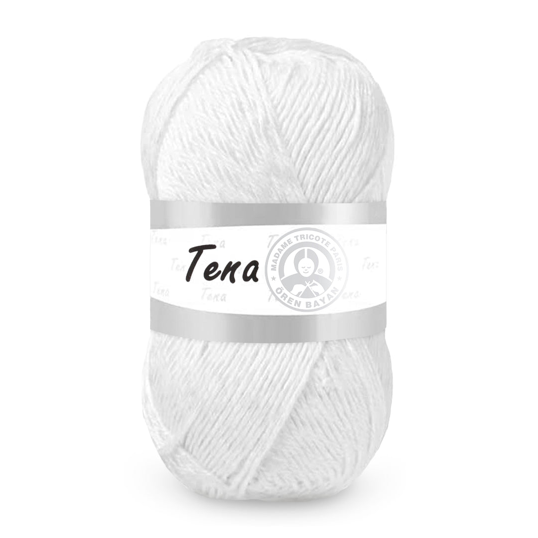 Madame Tricote Paris Oren Bayan, Tena, Cotton 50% & Polyester 50%, Handknitting Yarn, 100g