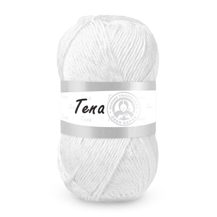 Madame Tricote Paris Oren Bayan, Tena, Cotton 50% & Polyester 50%, Handknitting Yarn, 100g
